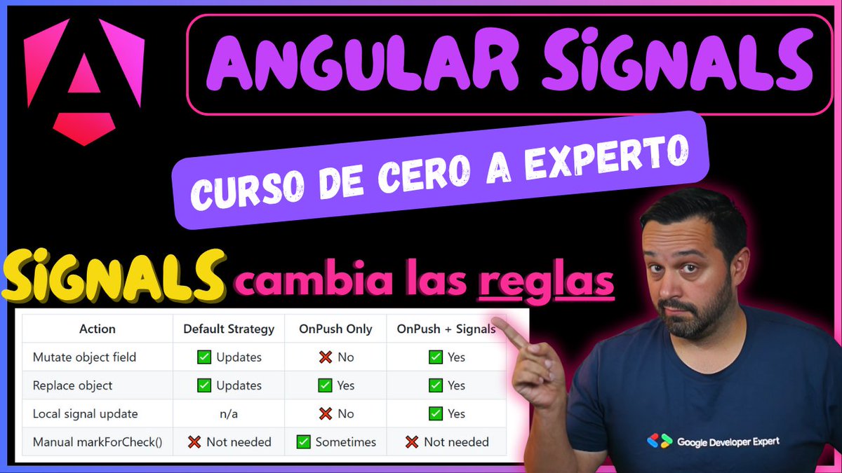 DotTechES's tweet image. 🚨 Celebra el lanzamiento del curso de Angular Signals y gana una suscripción anual a metalcode.io 🎓

1️⃣ Suscríbete: youtube.com/@DotTechES
2️⃣ Comenta con 🤘 en este video: youtu.be/rr0AstaFLV8

⏳ Hasta el domingo 10/08 (23:59 GMT+2)
🎉 Ganador: lunes 11/08

🍺🍺