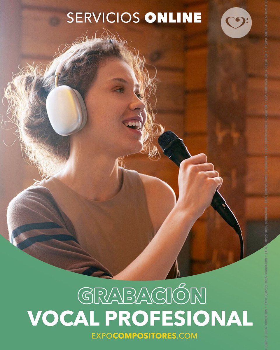 Tienes una canción que necesita cobrar vida con una interpretación vocal de calidad? Este servicio está especialmente diseñado para compositores que buscan destacar cada nota con profesionalismo y emoción.

Haz que tu canción se escuche como fue pensada… expocompositores.com/products/servi…