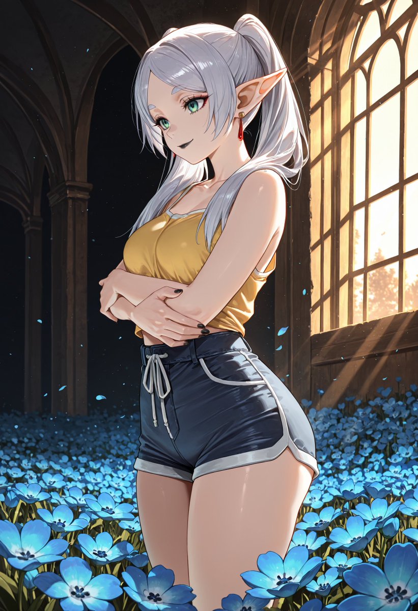 Panda_Senpai_86's tweet photo. Frieren! #Frieren #Anime #aiart #alrmodels #cute #animeart https://t.co/ZfijUi0LJp