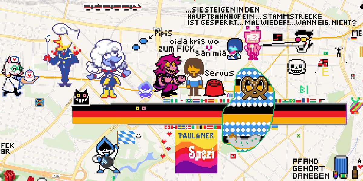Eniplay's tweet photo. Bayrische Deltarune Fans in München 🔥🔥 https://t.co/I9aKl2nClj