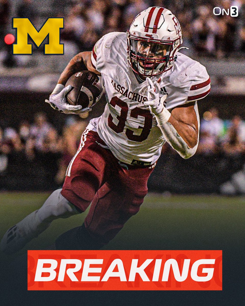 Transfer Portal (@transferportal_) on Twitter photo NEW: Michigan RB CJ Hester plans to enter the NCAA transfer portal, <a href="/PeteNakos_/">Pete Nakos</a> reports.
Hester recorded 119 carries for 529 yards and 4 touchdowns last season at UMass.
on3.com/news/michigan-… NEW: Michigan RB CJ Hester plans to enter the NCAA transfer portal, <a href="/PeteNakos_/">Pete Nakos</a> reports.
Hester recorded 119 carries for 529 yards and 4 touchdowns last season at UMass.
on3.com/news/michigan-…