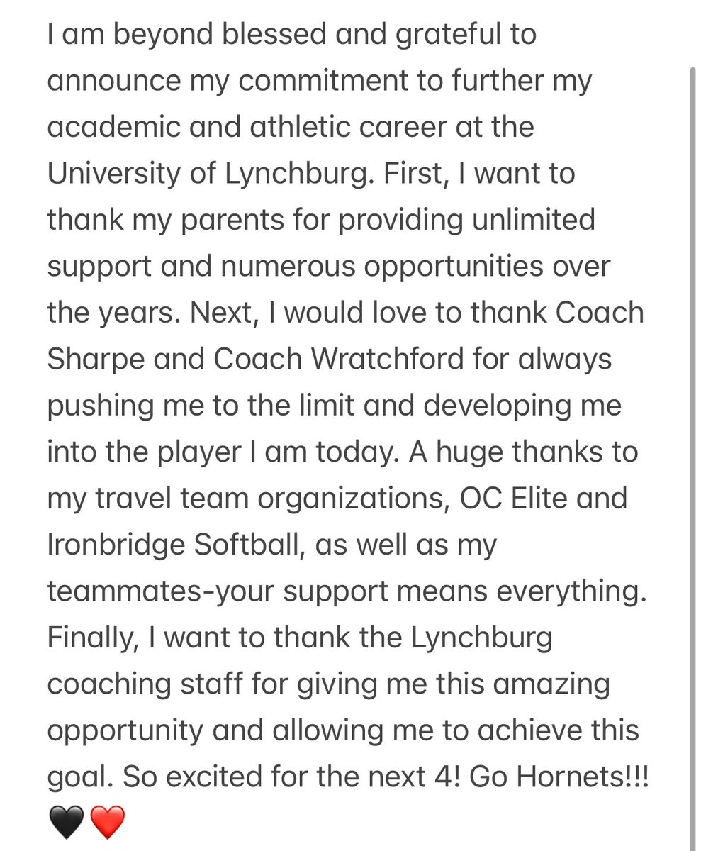 Next 4 🖤❤️<a href="/lynchburg_sb/">Lynchburg Softball</a> @VirginiaOCElite