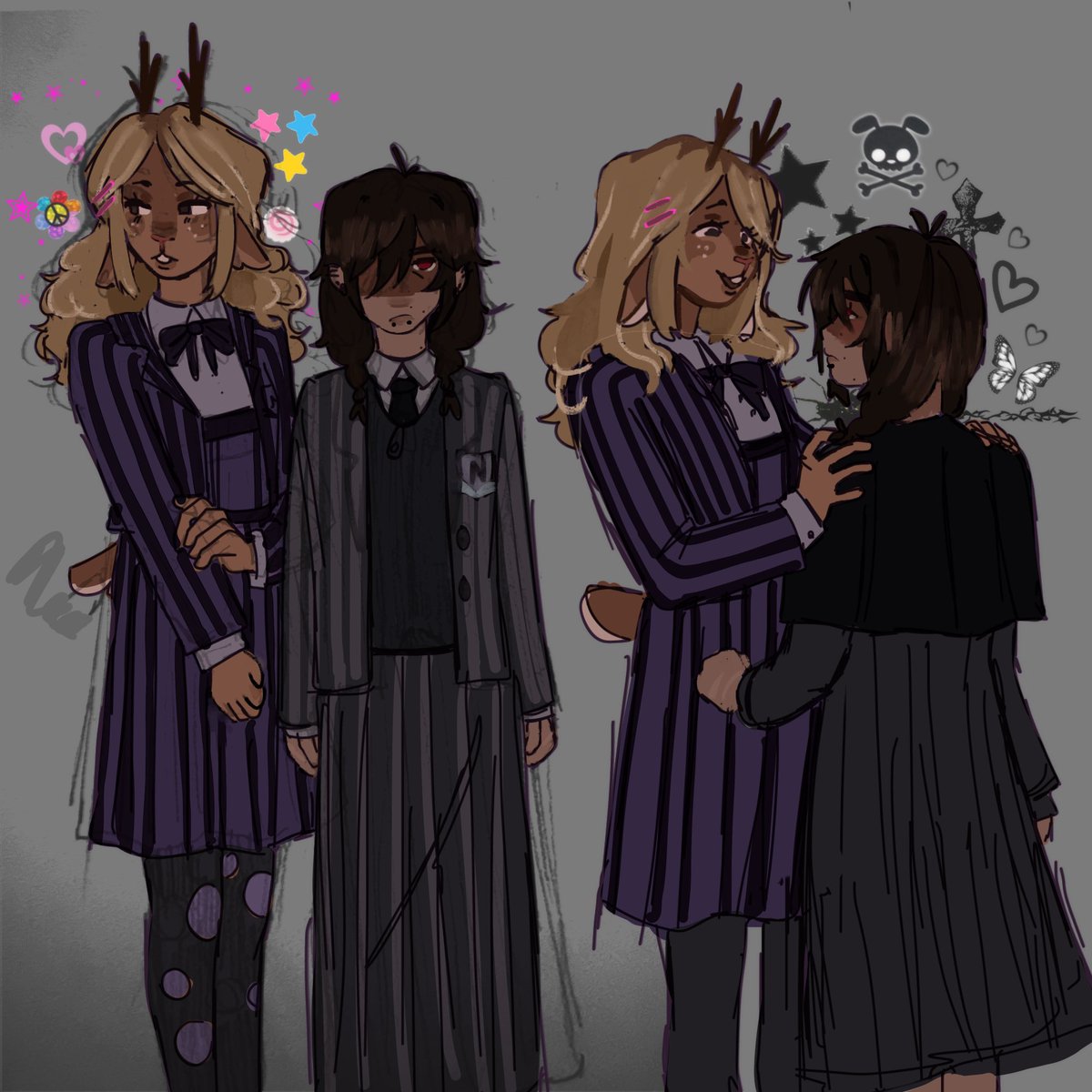 back on my bullshit #kriselle but they’re wenclair