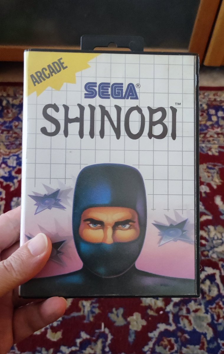 New arrival in the post today! 🥷

Nostalgia!
#SHINOBIチャレンジ #Sega