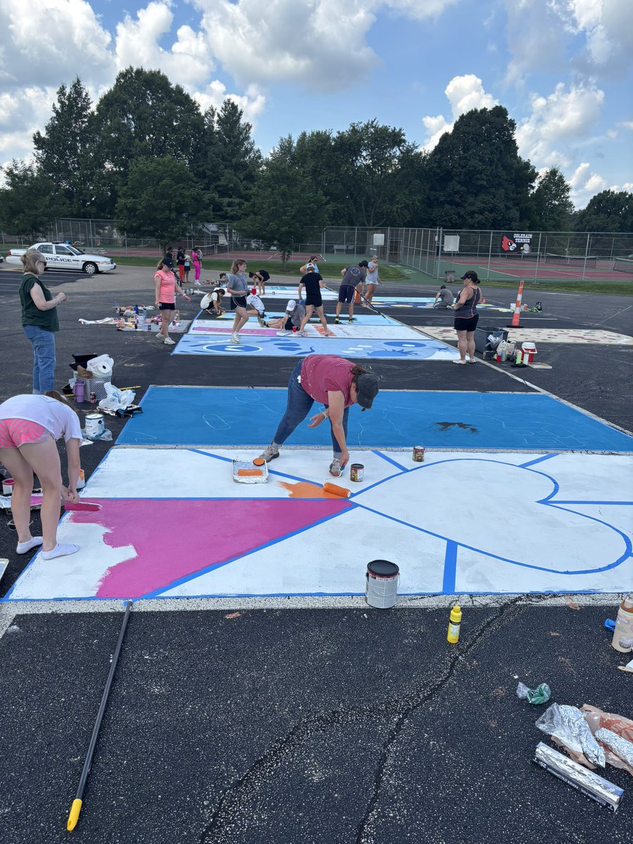 cardinal_chirp's tweet image. Our Parking Lot Painting Party for the Class of 2026 was a huge success, filled with creativity, school spirit, and a whole lot of fun!

The spots look great, and we couldn’t be more excited to kick off the school year. See you in a week, Cardinals!
