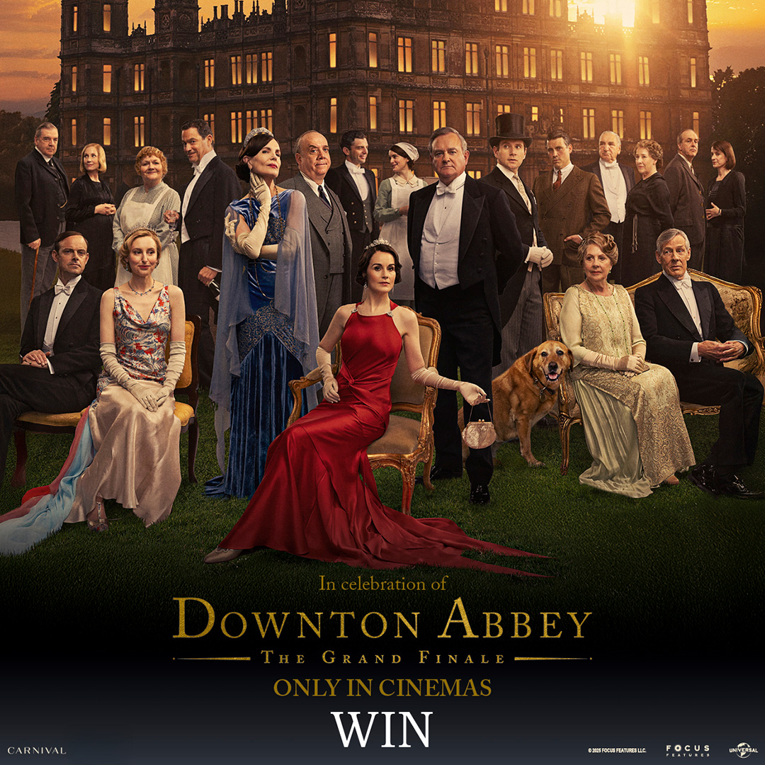 To celebrate the release of Downton Abbey: The Grand Finale, only in cinemas September 12, we've partnered with Universal Pictures to offer you the chance to WIN a luxury trip to London, including dining and theatre tickets, plus an Imperial Blue tea set: bit.ly/45FX4AA