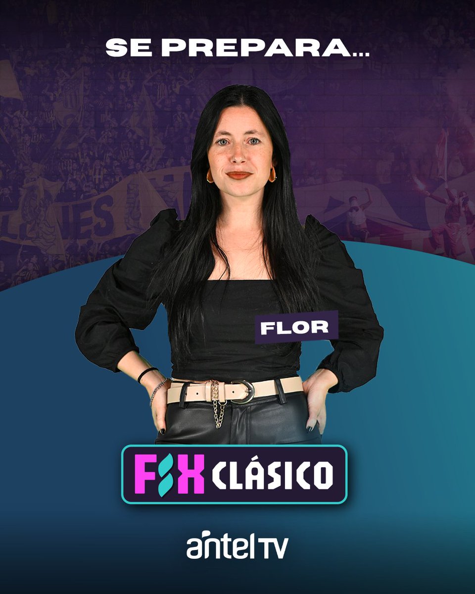 . <a href="/Flosimoes/">Florencia Simoes</a> se prepara...

Se viene el Clásico y lo vivís en <a href="/AntelDeTodos/">Antel</a> 

🟡⚫ Peñarol vs Nacional 🔵⚪🔴
📅 Sábado | 🕒 14:30 h

Porque el clásico no se juega, se siente... 💥⚽
