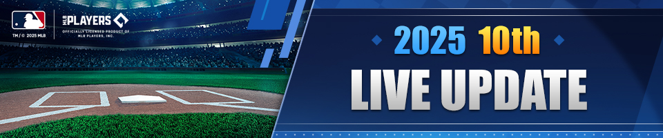 mlb9i's tweet photo. Hey Everyone!

To provide you with a more exciting and realistic game experience,​
MLB 9 Innings 25 will proceed with the '10th Live Update' on Aug 7, 10:00 AM [EDT].​​​​

※ The update time may change depending on the update schedule.

To provide a stable service experience, there will be a reconnection before the update.

Please check the update schedule and exit the game before the update reconnection.

Check out more details of the Live update down below!​​​
https://t.co/luruuwGJnu
