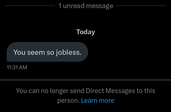 <a href="/visuals_morgan/">Morgan</a> 
Yes insulting me for telling the truth and making sure I can't reply to you screams that your totally innocent.