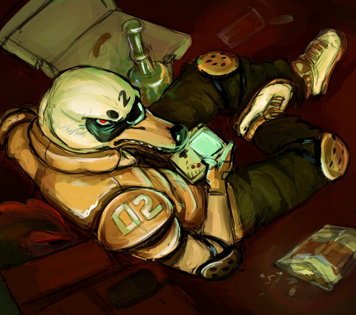 What a nerd 
#hotlinemiami