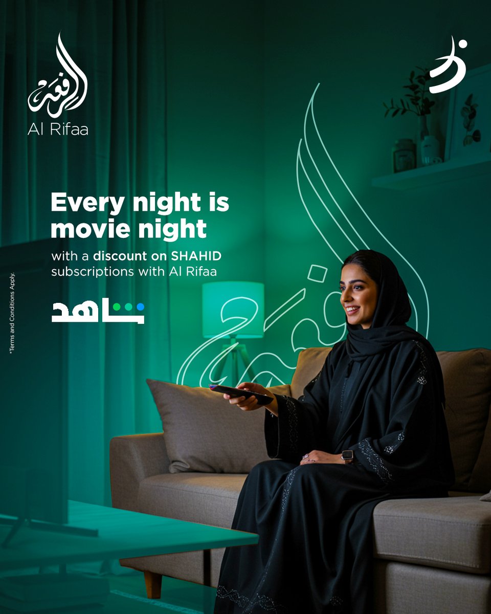 BankDhofar's tweet photo. 🌟💳🎥
استمتع بخصومات على اشتراكات شاهد عند الدفع باستخدام بطاقة الرفعة الائتمانية.

قدّم الآن واستمتع بجميع العروض براتب يبدأ من 700 ريال عماني فقط.

لمعرفة المزيد 🔗
https://t.co/xhMKzZ7HMS

#بنك_ظفار

Bring the theater home! 
Enjoy endless entertainment with an exclusive discount on SHAHID subscriptions when you pay with your Al Rifaa credit card.

Apply now and enjoy all the offers with a starting salary of just 700 OMR.

To know more 🔗
https://t.co/2mWtvLih0O

#BankDhofar