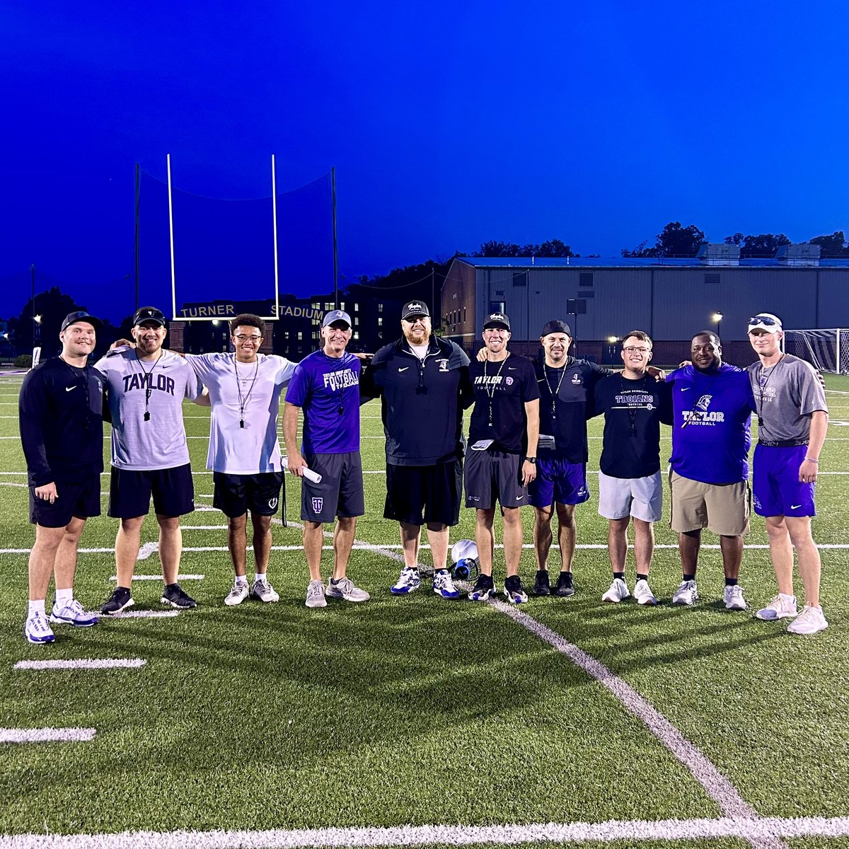Taylor Football (@trojansfbl) on Twitter photo Yesterday marked the official beginning of…
Year 20 of TUFB for Coach Wolfe
Year 13 of TUFB for <a href="/Coach_Boddie/">Jared T. Boddie</a>
Year 7 of TUFB for <a href="/MichaelMedlock_/">Michael Medlock</a>
Year 7 of TUFB for <a href="/gagebholder/">Gage Holder</a>
Year 6 of TUFB for <a href="/Major_Dailey/">Coach Dailey</a>
Year 6 of TUFB for <a href="/ColinSchwartz3/">Colin Schwartz</a>
Year 5 of TUFB for Yesterday marked the official beginning of…
Year 20 of TUFB for Coach Wolfe
Year 13 of TUFB for <a href="/Coach_Boddie/">Jared T. Boddie</a>
Year 7 of TUFB for <a href="/MichaelMedlock_/">Michael Medlock</a>
Year 7 of TUFB for <a href="/gagebholder/">Gage Holder</a>
Year 6 of TUFB for <a href="/Major_Dailey/">Coach Dailey</a>
Year 6 of TUFB for <a href="/ColinSchwartz3/">Colin Schwartz</a>
Year 5 of TUFB for