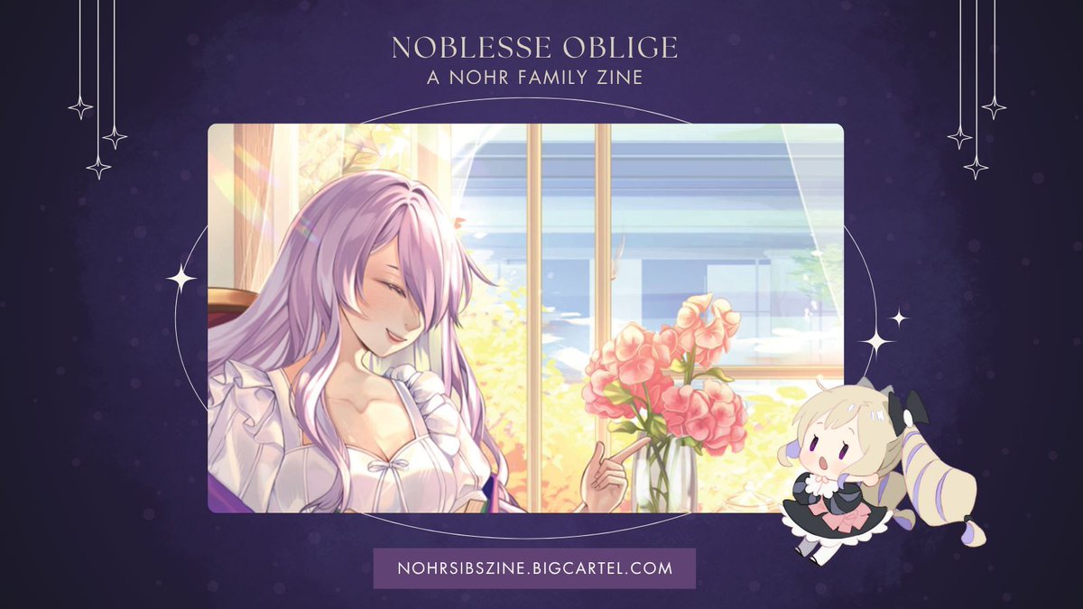 Noblesse Oblige - Creation (@nohrsibszine) on Twitter photo ✨ ZINE PREVIEW✨
Today, we have the beautiful Camilla gracing our screens as a small peek into <a href="/Lunavanillaa/">vanilla🌻 GRIND COMM</a> 's page art! She deserves nothing less than a golden sunny day full of smiles!
Preorder now!
🛒 nohrsibszine.bigcartel.com ✨ ZINE PREVIEW✨
Today, we have the beautiful Camilla gracing our screens as a small peek into <a href="/Lunavanillaa/">vanilla🌻 GRIND COMM</a> 's page art! She deserves nothing less than a golden sunny day full of smiles!
Preorder now!
🛒 nohrsibszine.bigcartel.com