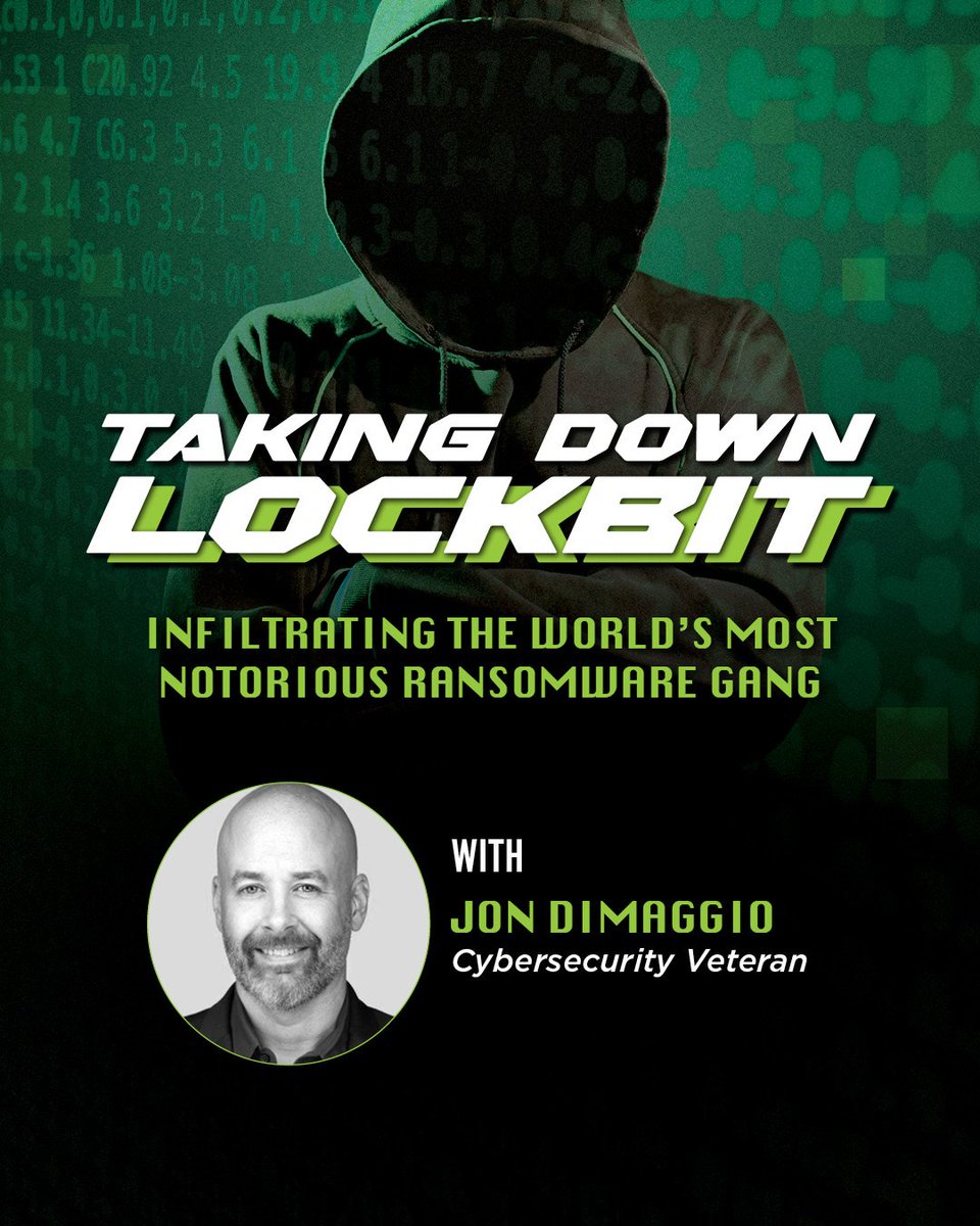 Jon DiMaggio (@jon__dimaggio) on Twitter photo Two years inside a ransomware gang. Tonight, I tell the story.
If you’re in town for #DEFCON, #BlackHat, or just love cybercrime history, I’ll be live at <a href="/TheMobMuseum/">The Mob Museum</a>, sharing how I infiltrated LockBit, the world’s most notorious ransomware syndicate.
A rare look at the Two years inside a ransomware gang. Tonight, I tell the story.
If you’re in town for #DEFCON, #BlackHat, or just love cybercrime history, I’ll be live at <a href="/TheMobMuseum/">The Mob Museum</a>, sharing how I infiltrated LockBit, the world’s most notorious ransomware syndicate.
A rare look at the