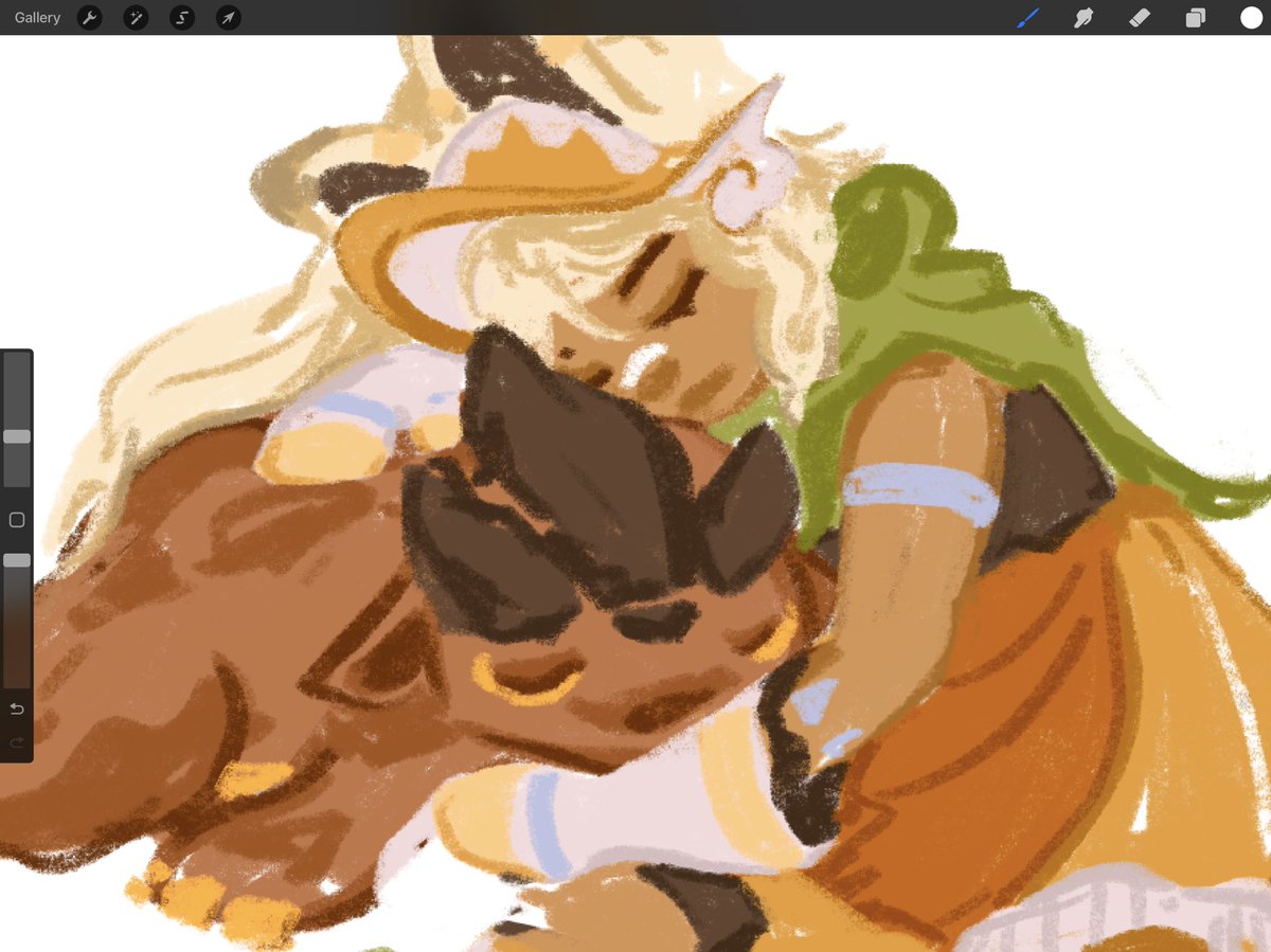 kachina and a saurian