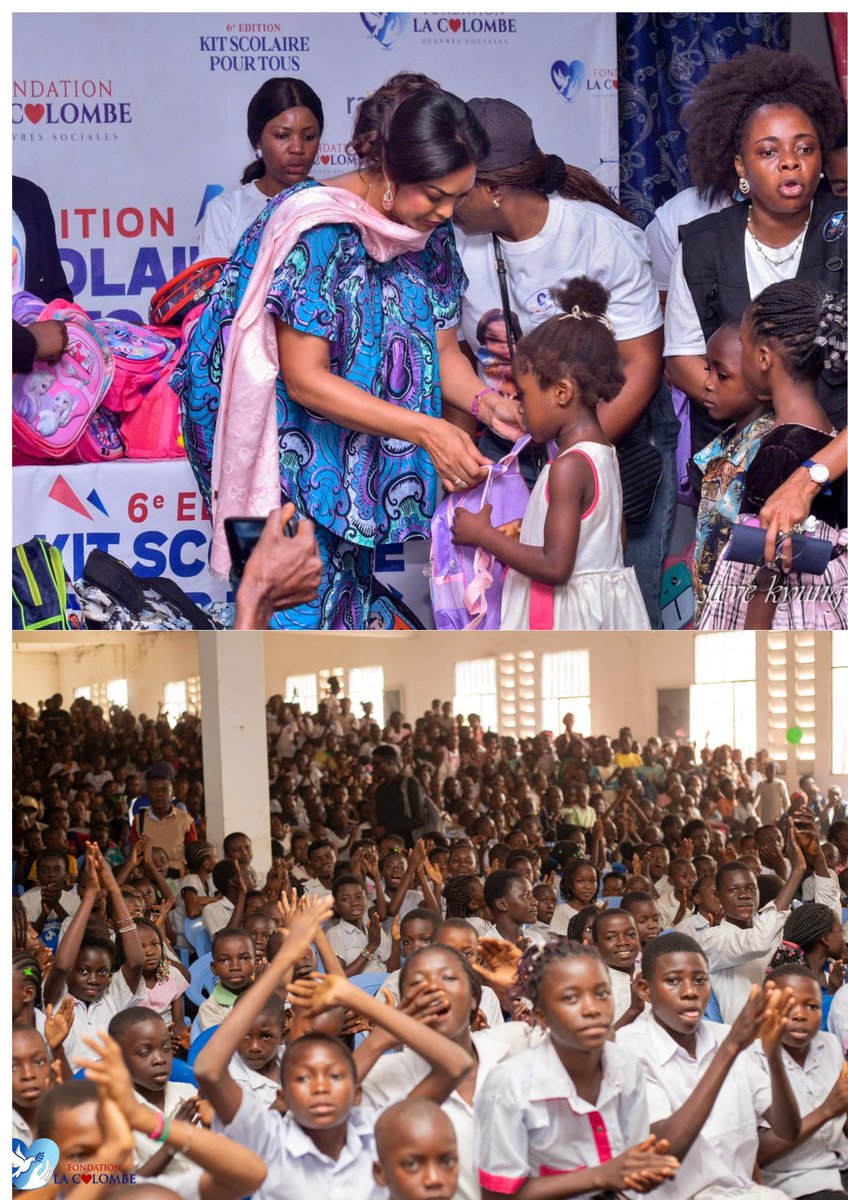HamidaKamerhe's tweet photo. 6e édition réussie !
La Fondation La Colombe a distribué des kits scolaires à Kikwit pour soutenir l’éducation de nos enfants.
Leur sourire a été notre plus belle récompense.
Un immense merci à tous les partenaires et bénévoles qui ont rendu cette action possible.
#ÉducationPourTous #LaColombe #RDC #hck