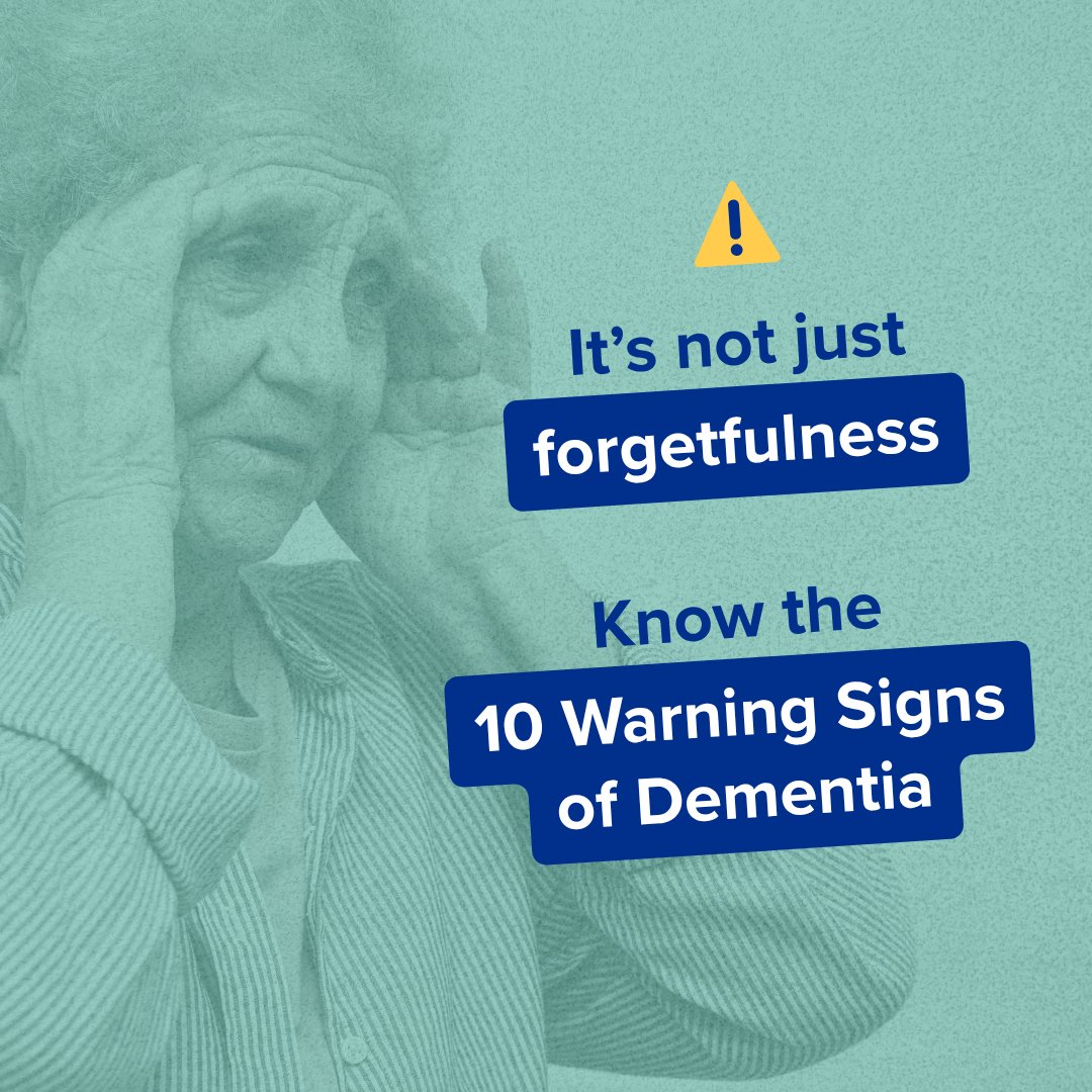 It’s not just memory loss.

⚠️Confusion, personality changes, and repeating stories can be early signs of dementia.

Know what to look for: bit.ly/440YC7s