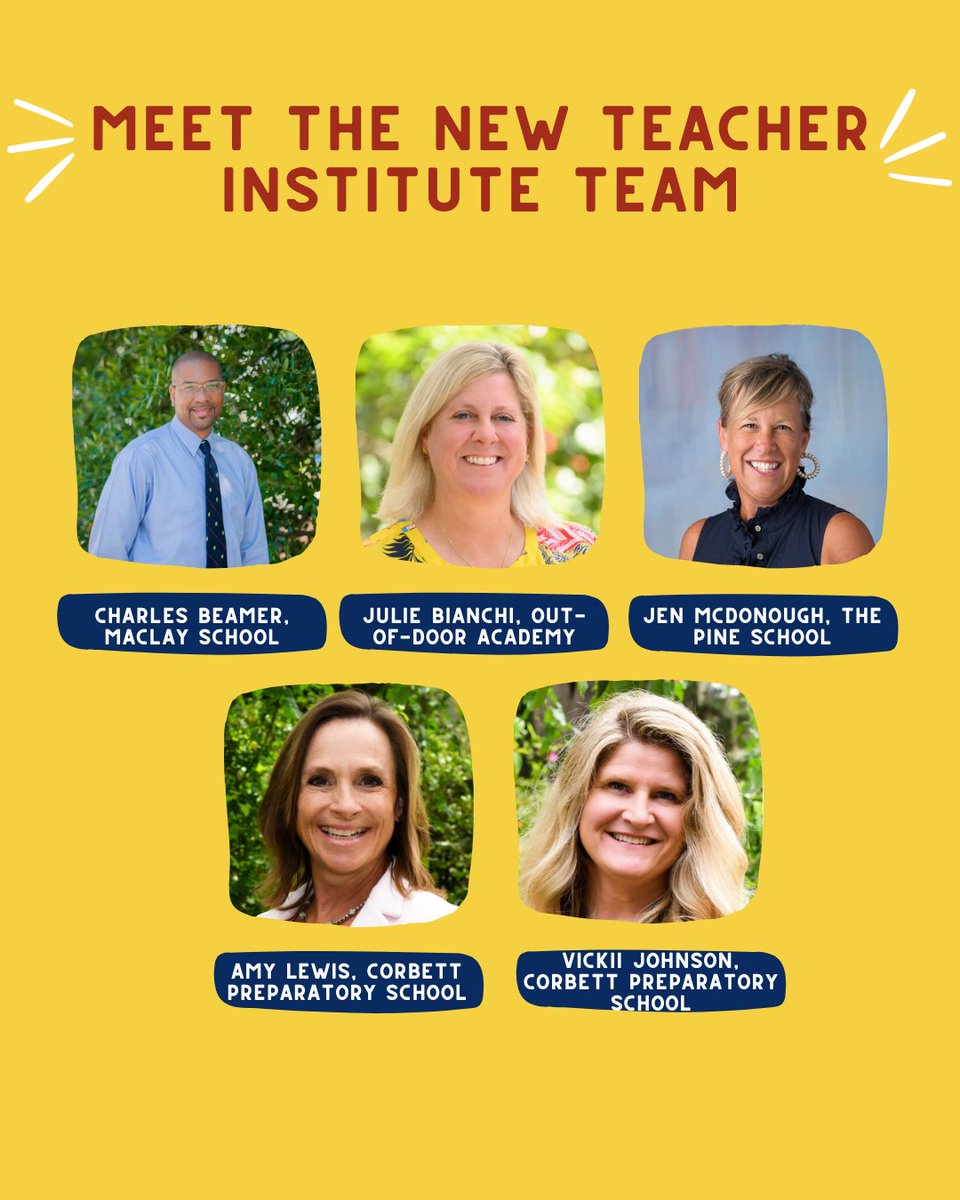 Real educators. Real support.

The FCIS New Teacher Institute is about practical tools, shared experiences, and people who understand Florida's independent school culture.

Register: ow.ly/ETL850Wrbxe
Program: ow.ly/WU8p50Wrbxc
