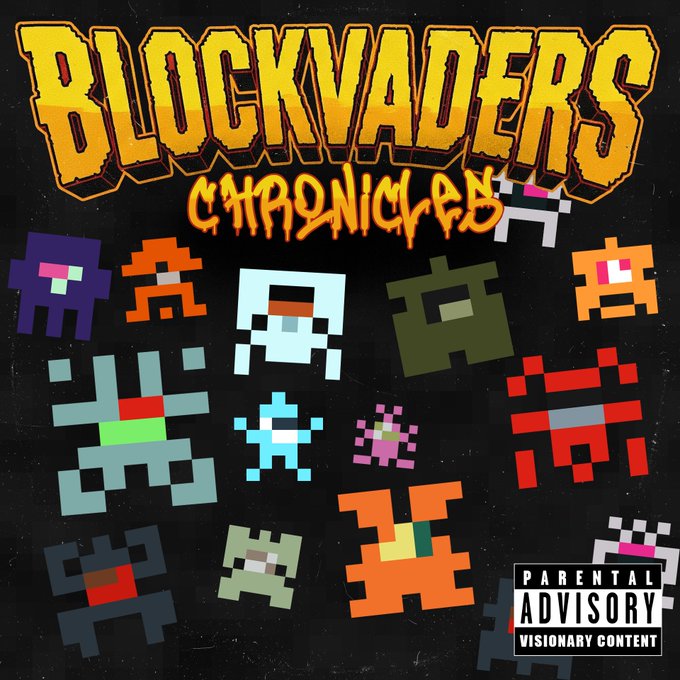 Blockvaders 👾 (@blockvaders) on Twitter photo 1/10
Building in public. Sharing the process.
I stumbled across the first cover draft for the Blockvaders Chronicles album. Loved the trashy look till I remembered I had a wild old build in <a href="/cryptovoxels/">Cryptovoxels</a> on a forgotten parcel from ages ago. 1/10
Building in public. Sharing the process.
I stumbled across the first cover draft for the Blockvaders Chronicles album. Loved the trashy look till I remembered I had a wild old build in <a href="/cryptovoxels/">Cryptovoxels</a> on a forgotten parcel from ages ago.