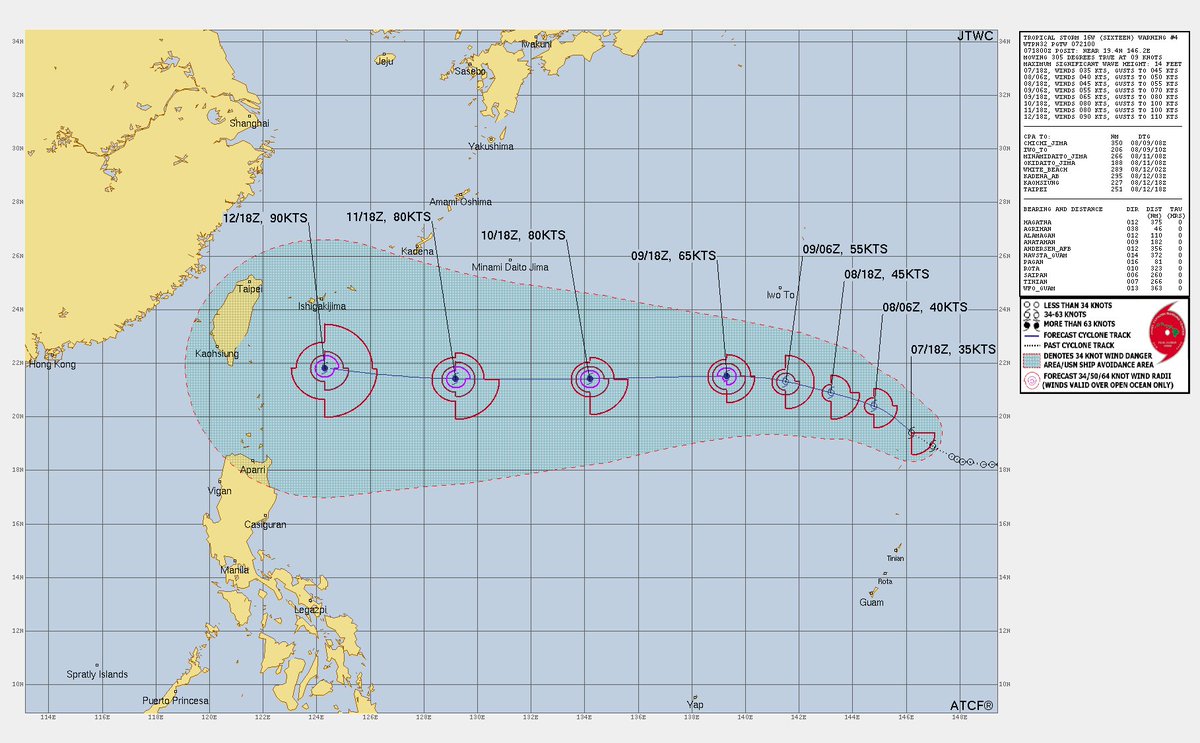 The Low Pressure Area over the West Philippine Sea is on its way out of the Philippine area of responsibility with high potential for cyclone formation.

Meanwhile, the disturbance outside PAR was upgraded to a tropical storm and was named Podul.

Images: PAGASA, JMA, JTWC