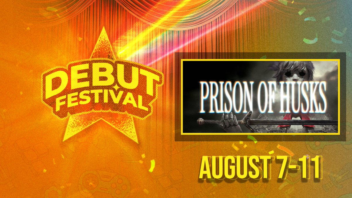 Did you know Prison of Husks is my first game??

Check out our challenging and painterly Demo in the Debut Fest, and support other new Developers in the event!

Don’t forget to wishlist your fav games~~ <a href="/gamedev_ist/">GameDev.ist</a>