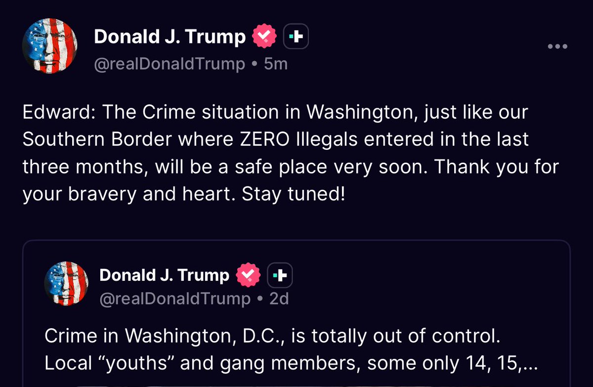 President Trump just paid tribute to "Big Balls" from DOGE on Truth Social! 🔥👇