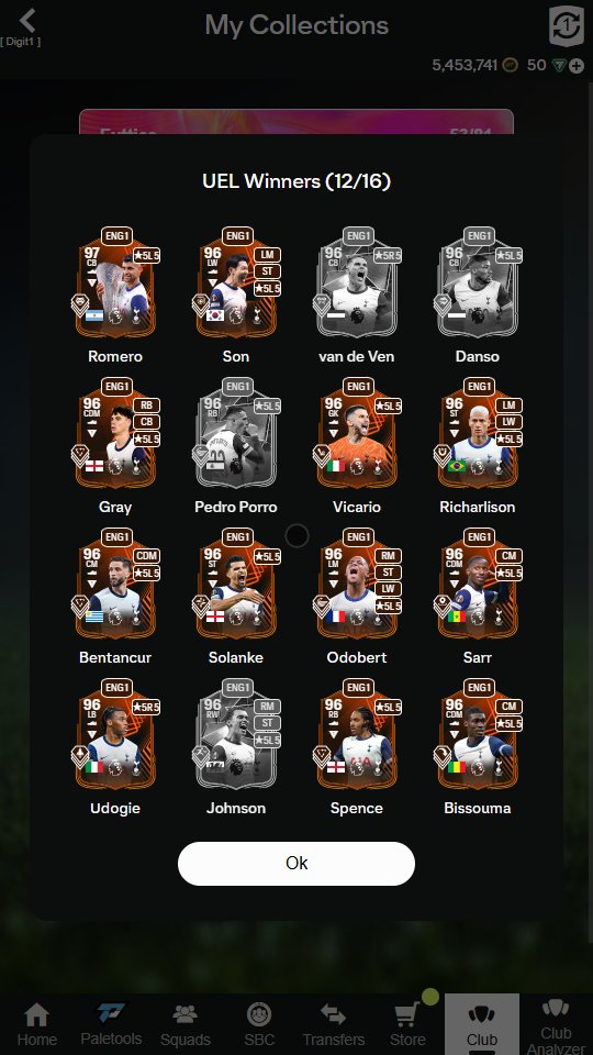 autosbc's tweet image. AutoSBC 25.1.16 is out! New "My Collections" feature in the Club tab. Ever wonder how many Futties players have you actually packed? Or how close you are to having a full roster of Shapeshifters? Now you can find out instantly! 
#autosbc