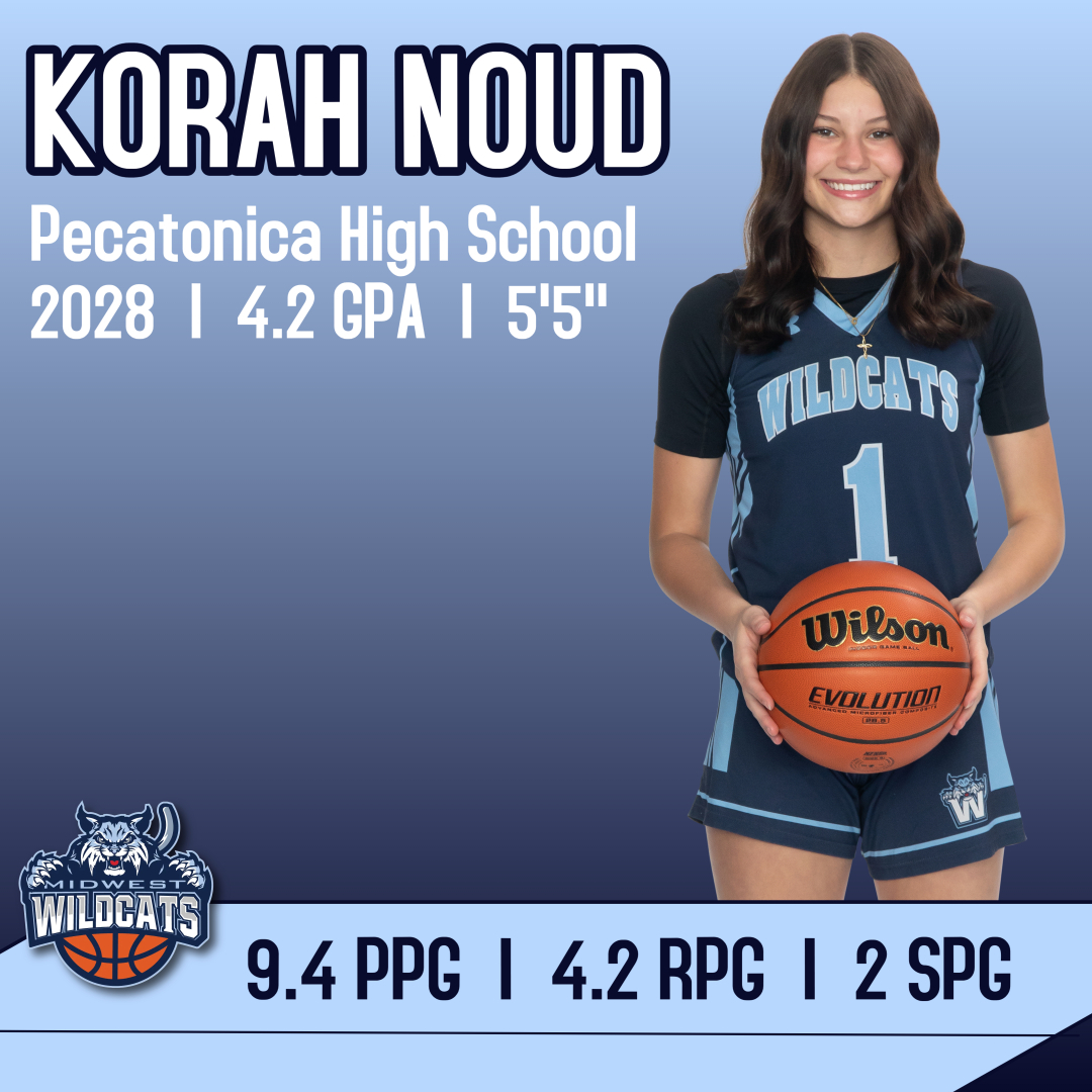 Korah Noud is a dynamic combo guard who makes a significant impact on both ends of the floor. Her blend of length, athleticism, and skill allows her to be a versatile scorer and defender. She’s capable of playing and guarding multiple positions, making her a key contributor and a