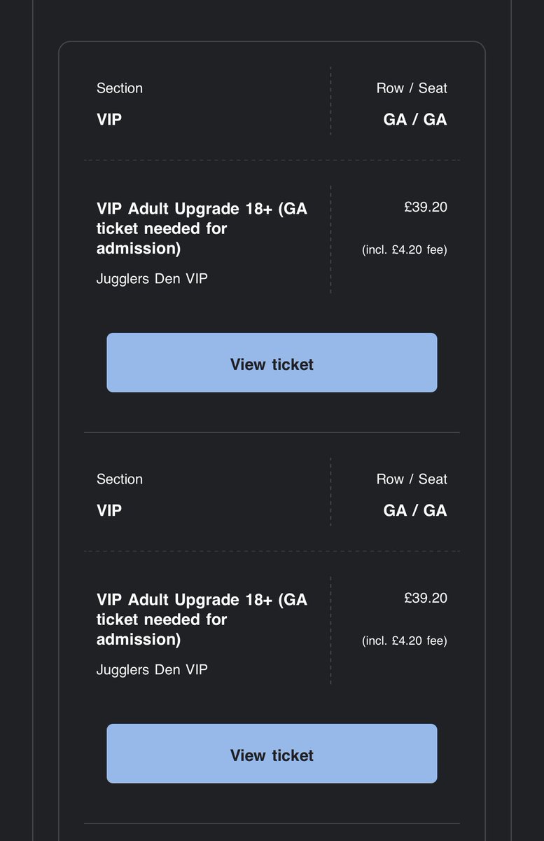 ebedding_'s tweet image. Selling x2 GA + VIP tickets for Norwich Rock and Roll Circus @ Earlham Park 15/08. 

Paid £210+ altogether, looking for £75 each ONO xxx