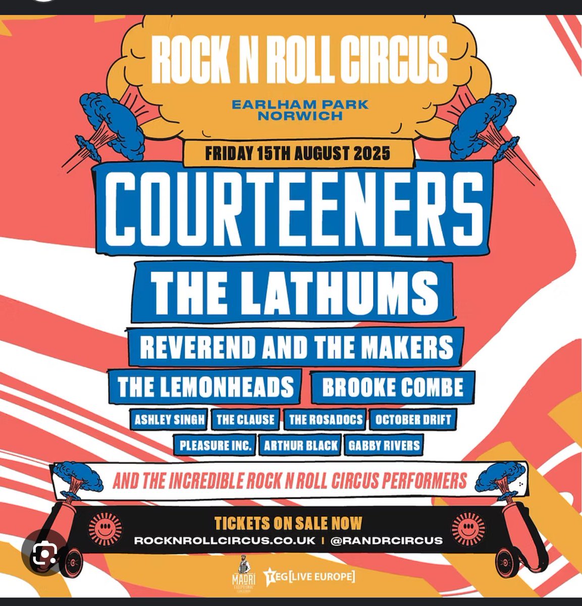 ebedding_'s tweet image. Selling x2 GA + VIP tickets for Norwich Rock and Roll Circus @ Earlham Park 15/08. 

Paid £210+ altogether, looking for £75 each ONO xxx