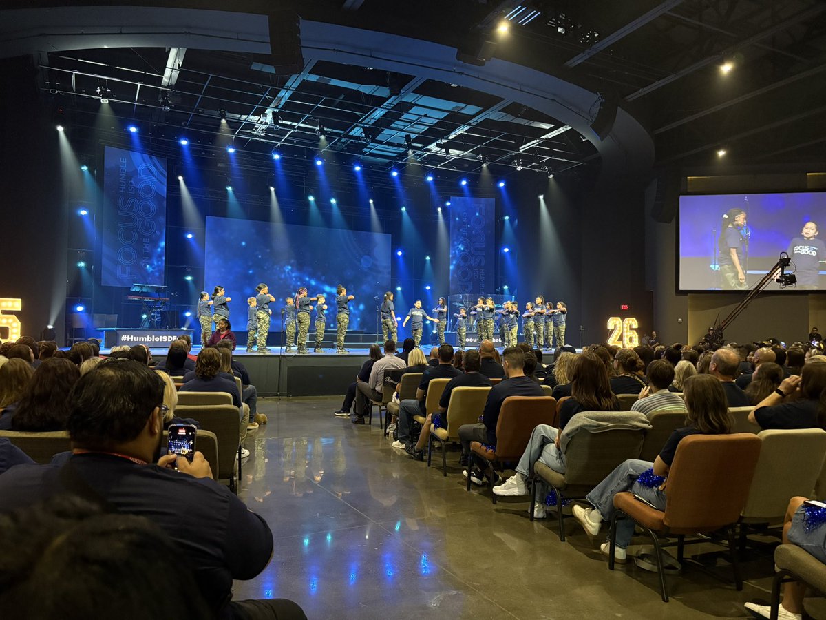 2025-2026 <a href="/HumbleISD/">Humble ISD</a> Convocation. <a href="/HumbleISD_WLMS/">West Lake Middle School</a> We are ready to welcome students and exceed expectations. 🥂to growing students!