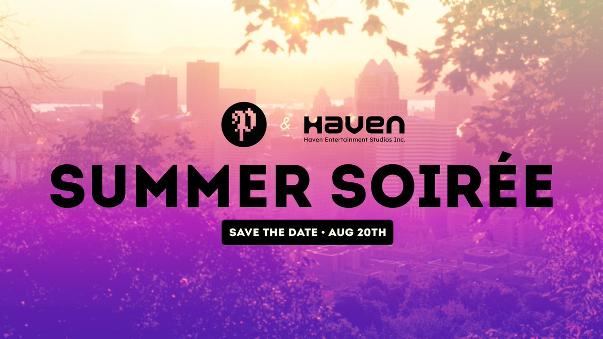 Love summers on a rooftop terrace? We're teaming up with <a href="/HavenStudiosInc/">Haven Studios</a> to host our ✦ Summer Soirée ✦ event -- an outdoor, non-alcoholic mixer!  

📅 Save the date: Aug 20th 
🎟️ Tickets open up next week 
🔗 Watch this space for the link