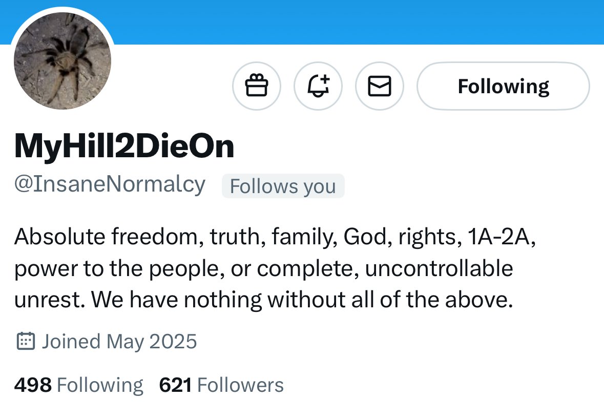 Steeler4ever (@steeler4ever79) on Twitter photo Can we help out a new account get to 1k?
<a href="/InsaneNormalcy/">MyHill2DieOn</a> will connect back!!!
Letβs get it done!
Join Unity Haven π Can we help out a new account get to 1k?
<a href="/InsaneNormalcy/">MyHill2DieOn</a> will connect back!!!
Letβs get it done!
Join Unity Haven π
