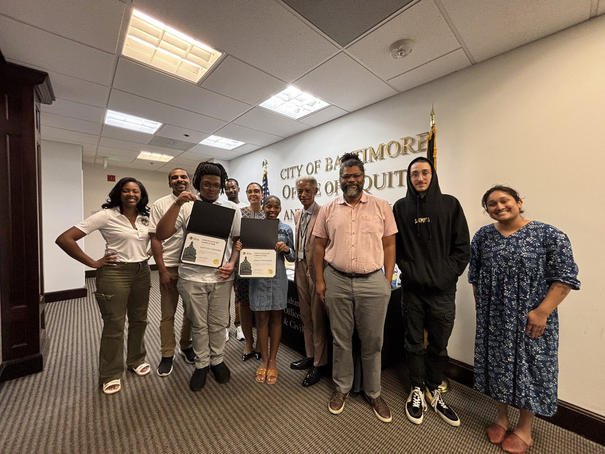 “It’s not goodbye, it’s see you later!” 🥹

Today our #YouthWorks
students concluded their 5-week hands-on experience with OECR. We are grateful for their thoughtfulness &amp; creativity while working in community impact.

We’re wishing them all the best on their journeys ahead!