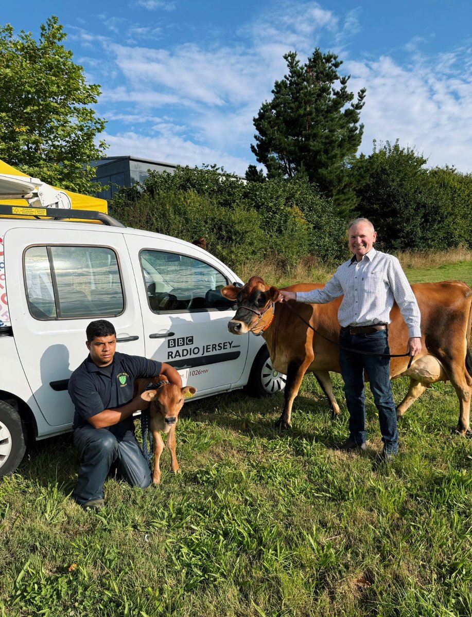 Jenny Mullin (@jennymullin1) on Twitter photo A great morning <a href="/BBCJersey/">BBC Jersey</a> in the fields today <a href="/JsyDairy/">Jersey Dairy</a>. Meeting farmers, scientists and distributors. Oh and Vicky the 7 day old calf! #BBCFarmwatch 👩🌾 🐮 📻 A great morning <a href="/BBCJersey/">BBC Jersey</a> in the fields today <a href="/JsyDairy/">Jersey Dairy</a>. Meeting farmers, scientists and distributors. Oh and Vicky the 7 day old calf! #BBCFarmwatch 👩🌾 🐮 📻