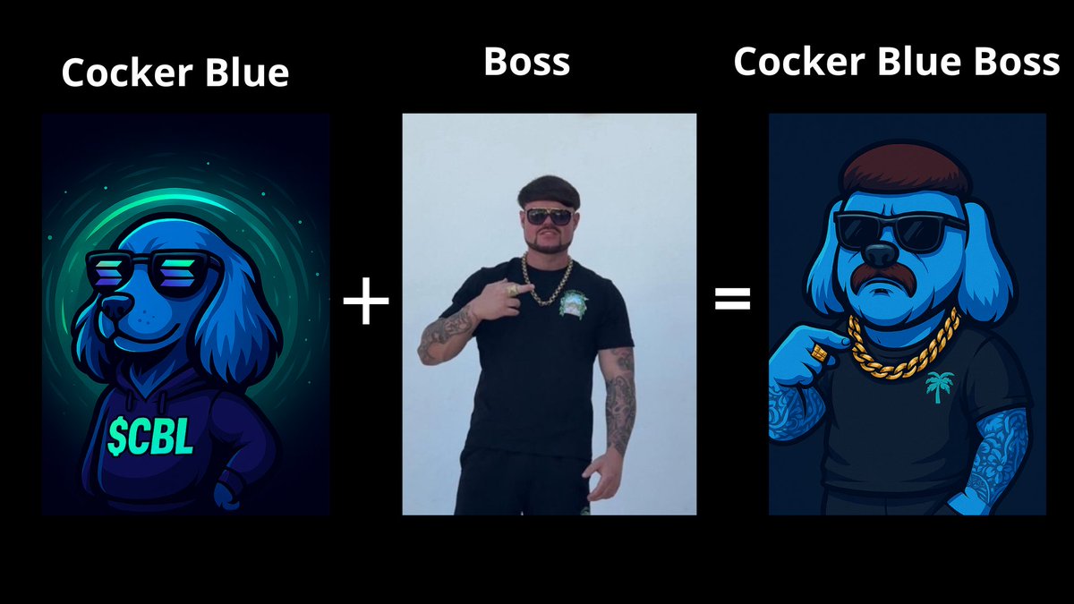 👀 Cocker Blue + Boss = Cocker Blue Boss  🤣

#memecoin #viral #funny #CryptoNews #crypto #memeviral