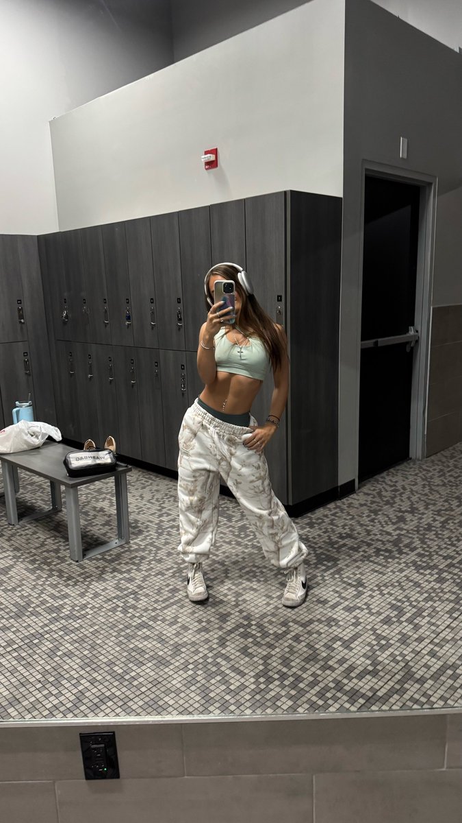 It's just me and you in the locker room