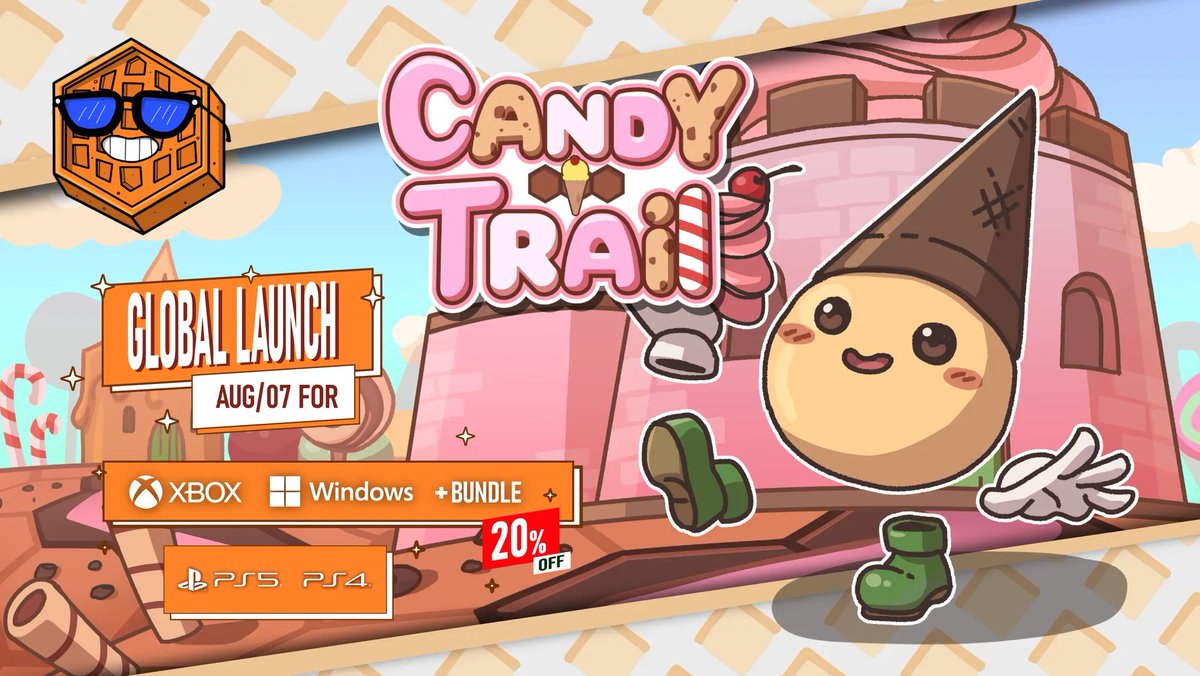 Time for an ice cream party! 🍦
Candy Trail is available on Xbox and Microsoft Store with a 20% discount and Playstation! 🕹️
And we're celebrating the launch with a giveaway!

How to enter:
🍦 Like + RT
🎮 Follow us!
🍧 Tag a friend for extra chances!
Every 25 RTs = +1 winner