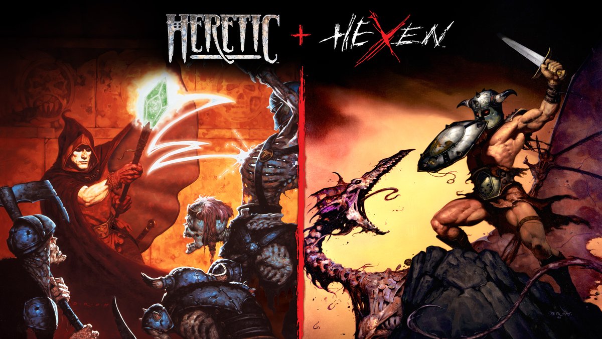 Raven Software (@ravensoftware) on Twitter photo Heretic + Hexen are back! 🤘
We’re honored to see <a href="/bethesda/">Bethesda</a>, <a href="/idSoftware/">id Software</a>, and <a href="/NightdiveStudio/">Nightdive Studios</a> revive the supernatural worlds that shaped our earliest years.
With all original episodes (plus two new ones), up to 16-player online deathmatch, co-op, community mods, and a Heretic + Hexen are back! 🤘
We’re honored to see <a href="/bethesda/">Bethesda</a>, <a href="/idSoftware/">id Software</a>, and <a href="/NightdiveStudio/">Nightdive Studios</a> revive the supernatural worlds that shaped our earliest years.
With all original episodes (plus two new ones), up to 16-player online deathmatch, co-op, community mods, and a