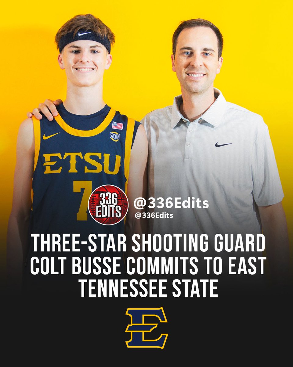 NEWS: 2026 three-star shooting guard Colt Busse has committed to East Tennessee State, he tells 336Edits.