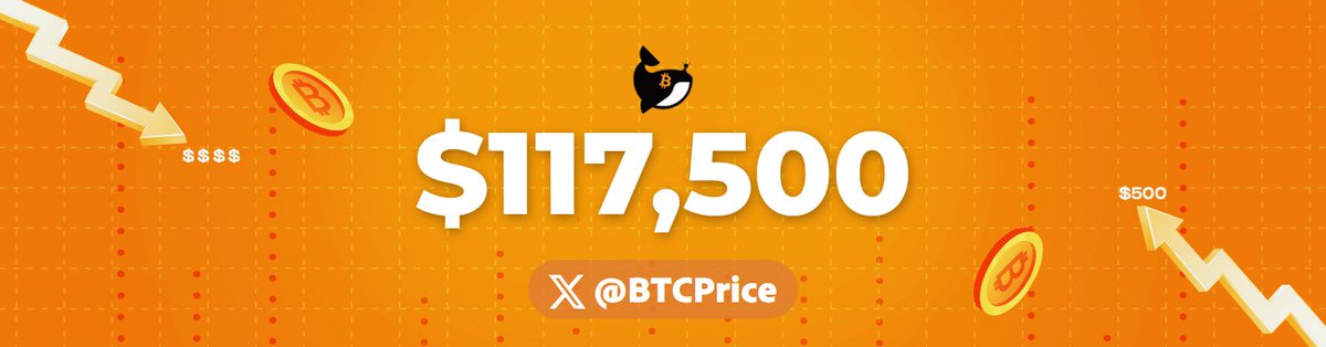 🟢 Bitcoin Price: $117,500