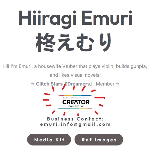 Emuri 🎻💍 柊えむり【GLITCH STARS☁️】 (@hiiragiemuri) on Twitter photo A little belated but happy to announce that I've been accepted into <a href="/BandaiNamcoUS/">Bandai Namco US</a> ‘ Creator Collective Program!
This means that I'll get to work alongside them and make content for future games and whatnot! 🥳 A little belated but happy to announce that I've been accepted into <a href="/BandaiNamcoUS/">Bandai Namco US</a> ‘ Creator Collective Program!
This means that I'll get to work alongside them and make content for future games and whatnot! 🥳
