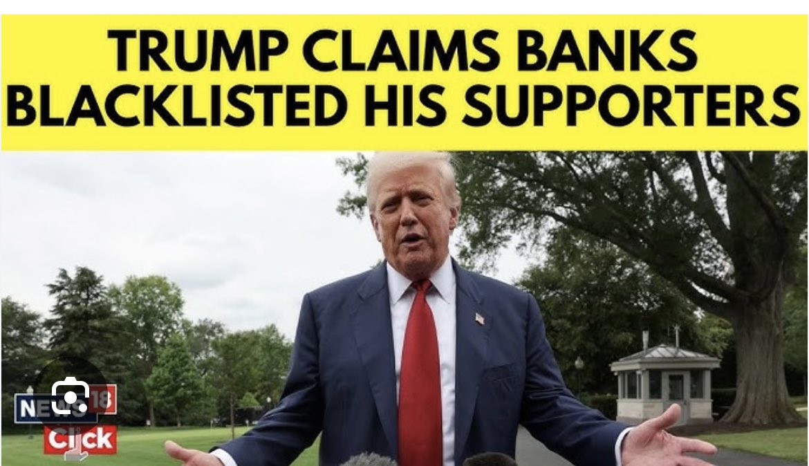 josette caruso (@josettecaruso) on Twitter photo <a href="/rawsalerts/">R A W S A L E R T S</a> Trump's Executive Order on Debanking
President Trump has signed an executive order aimed at cracking down on banks that deny services to customers for political or religious reasons, a practice he refers to as "debanking".
Key provisions
•Removal of "reputational risk" as a <a href="/rawsalerts/">R A W S A L E R T S</a> Trump's Executive Order on Debanking
President Trump has signed an executive order aimed at cracking down on banks that deny services to customers for political or religious reasons, a practice he refers to as "debanking".
Key provisions
•Removal of "reputational risk" as a