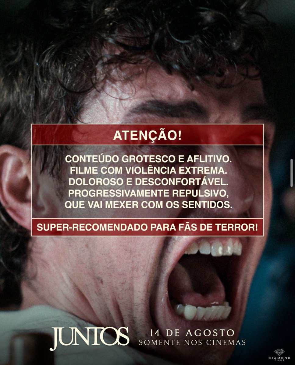 UMA semana para a estreia de JUNTOS, o filme de terror com as maiores avaliações de 2025.