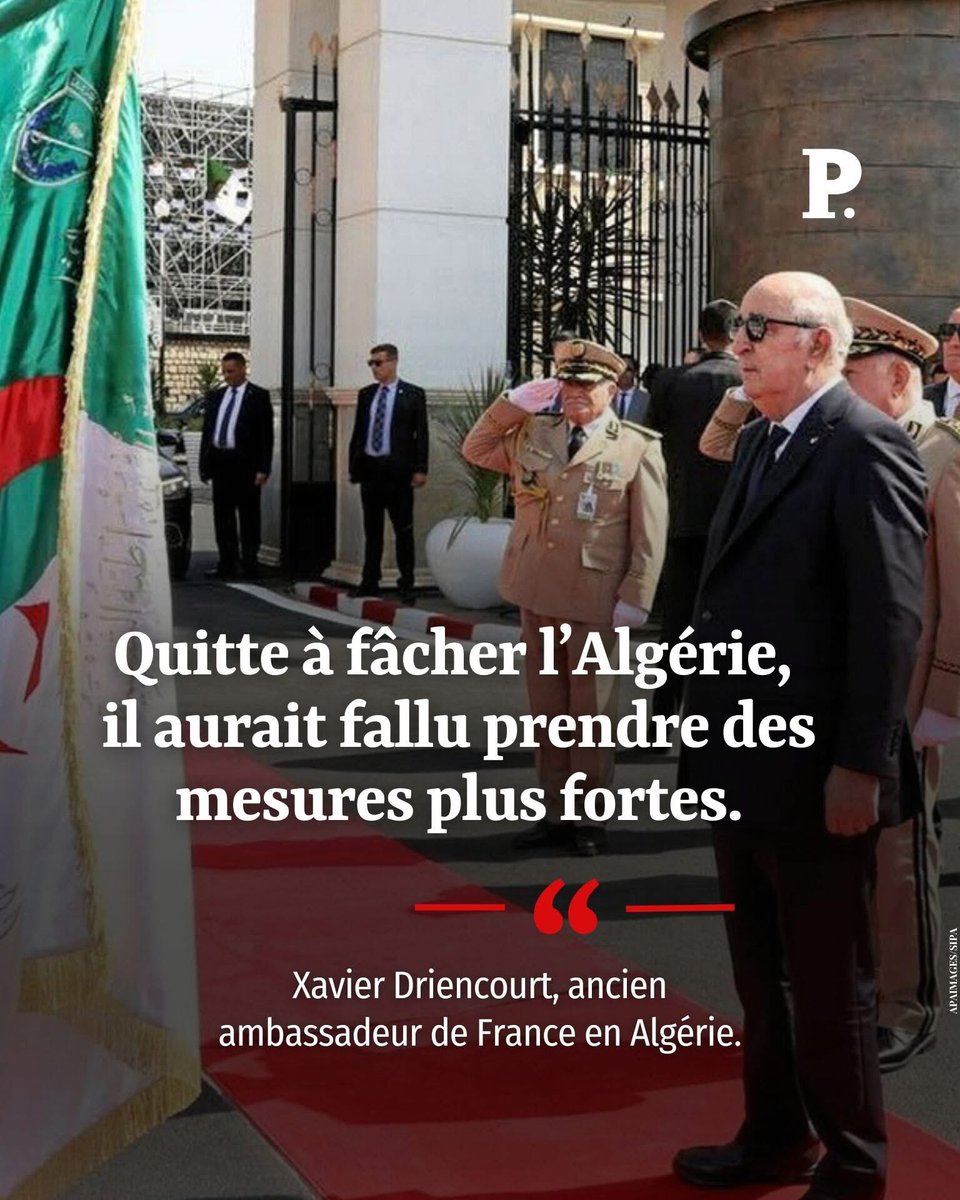 L’ancien ambassadeur de France appelle depuis longtemps la France à durcir le ton vis-à-vis d’Alger. Est-il satisfait du revirement d’Emmanuel Macron ?

➡️ l.lepoint.fr/ghf