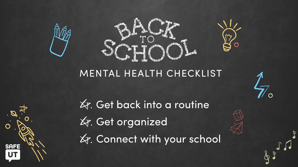 Back-to-school season is upon us! 

Use this mental health checklist to make sure everyone is ready once the school bell rings 🎒📚🔔