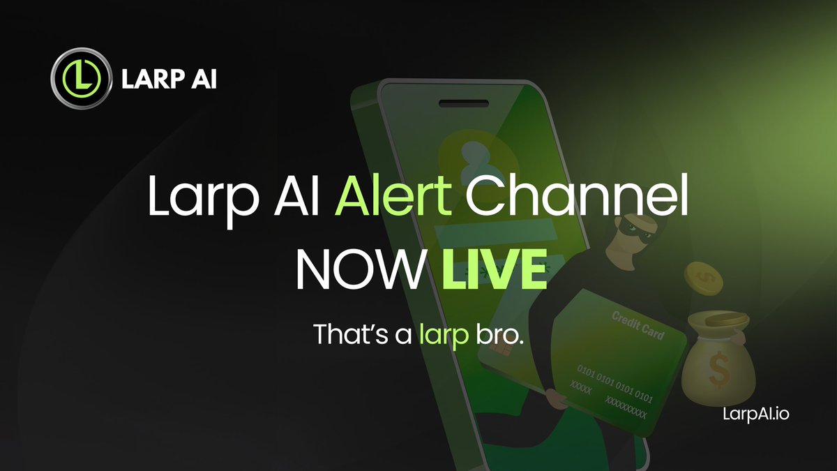 Larps Will be Exposed! 

Join here: t.me/larpalerts

Crypto projects are more skilled in marketing than providing actual value. We want to expose all the projects that are manipulating their investors.

You won't be invited, you'll be entered.
The Hall of Fame doesn't