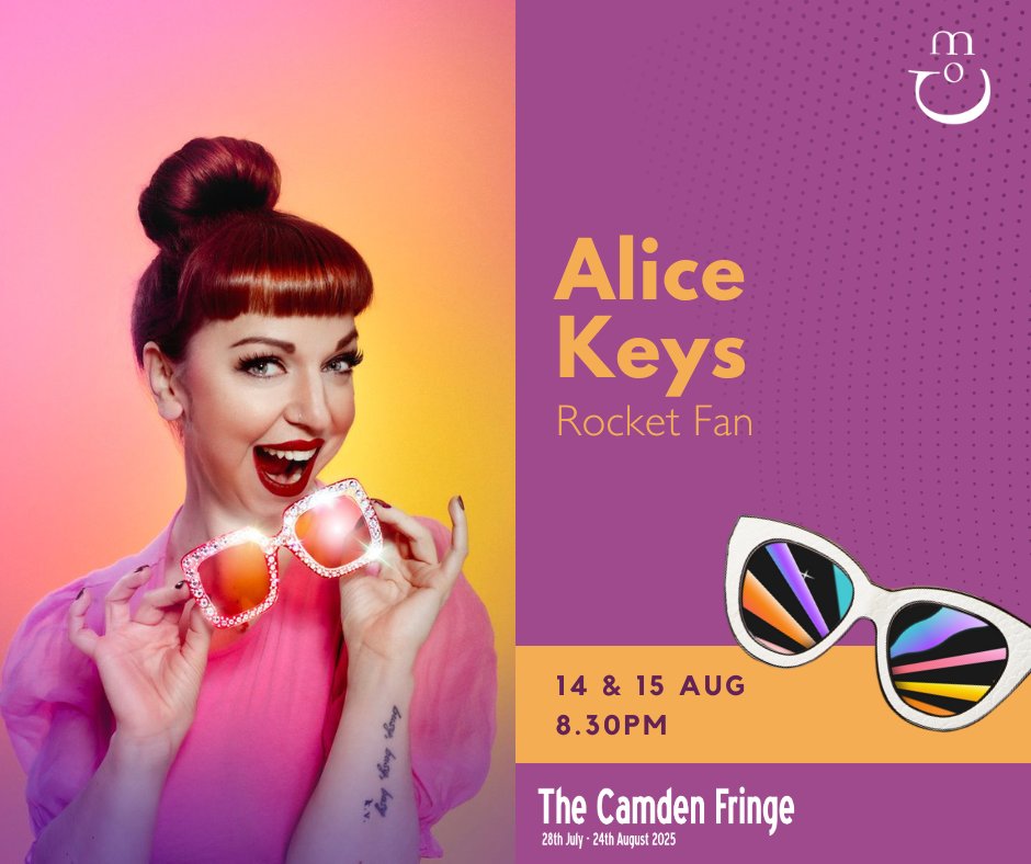 Next week! Rocket Fan: A love story told through the songs of Elton John. Alice Keys presents her one-woman show performed at the piano. Expect humour, silliness, tears, glittering glasses and plenty of (optional) singalongs!

🚀 loom.ly/0d_Y9wk 🚀