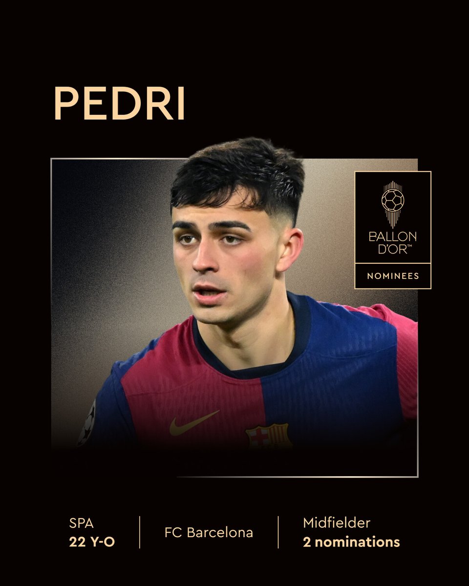 ⚽️ | Pedri González nominado al Balón de Oro 2025

🇮🇨Con esta nominación, el centrocampista canario confirma su estatus como una de las grandes estrellas del deporte mundial.

ℹ️⬇️
weblaspalmas.novanet.es/pnfg/NNws_ShwN…