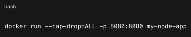 🔐 Since we’re talking security this week, here’s a quick tip from Docker Captain Mohammad-Ali A'RÂBI:

Limit container privileges with --cap-drop and --cap-add.

Drop everything. Add only what you need.

🛡️ Simple. Effective. Secure.